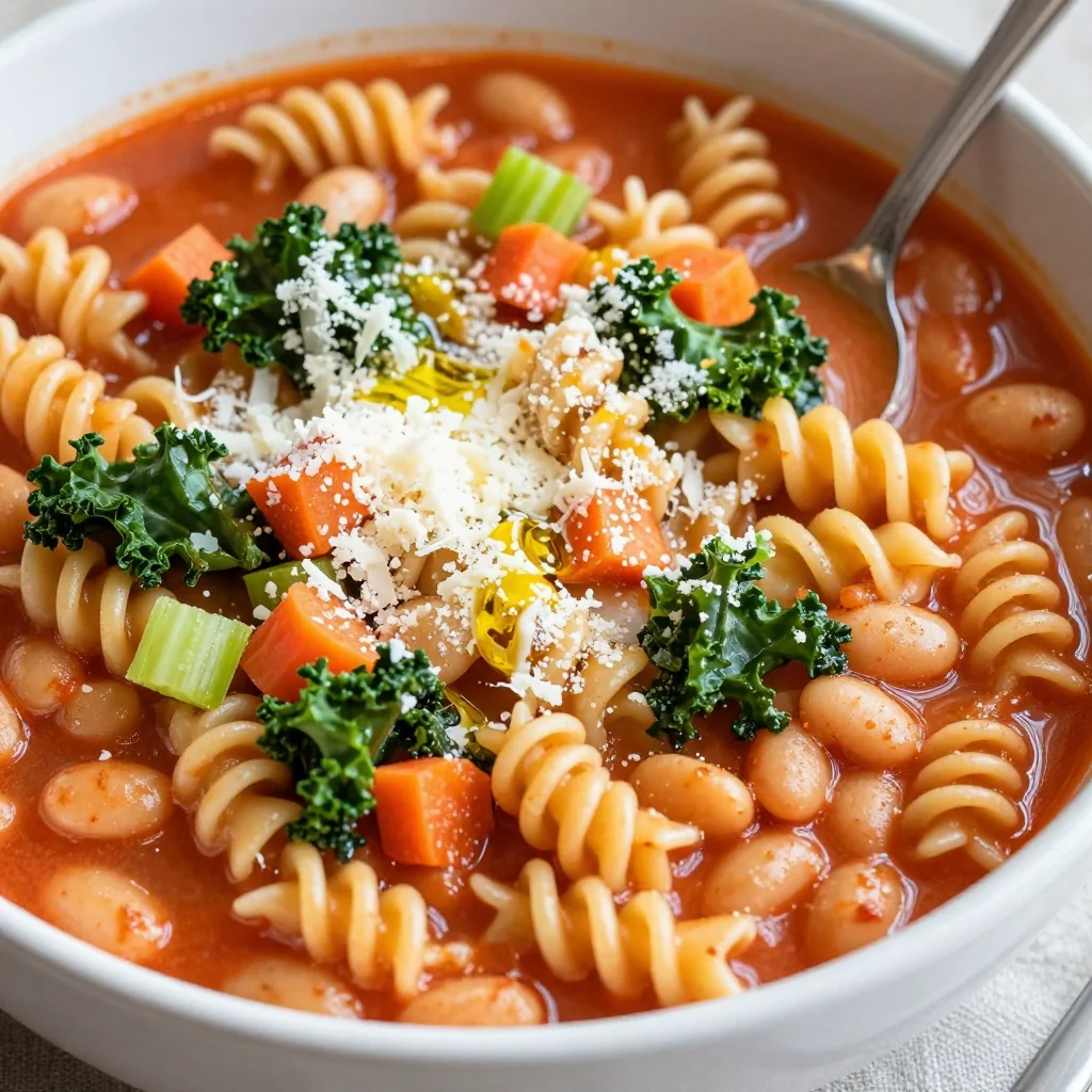 Budget Friendly Pasta Fagioli Soup Recipe