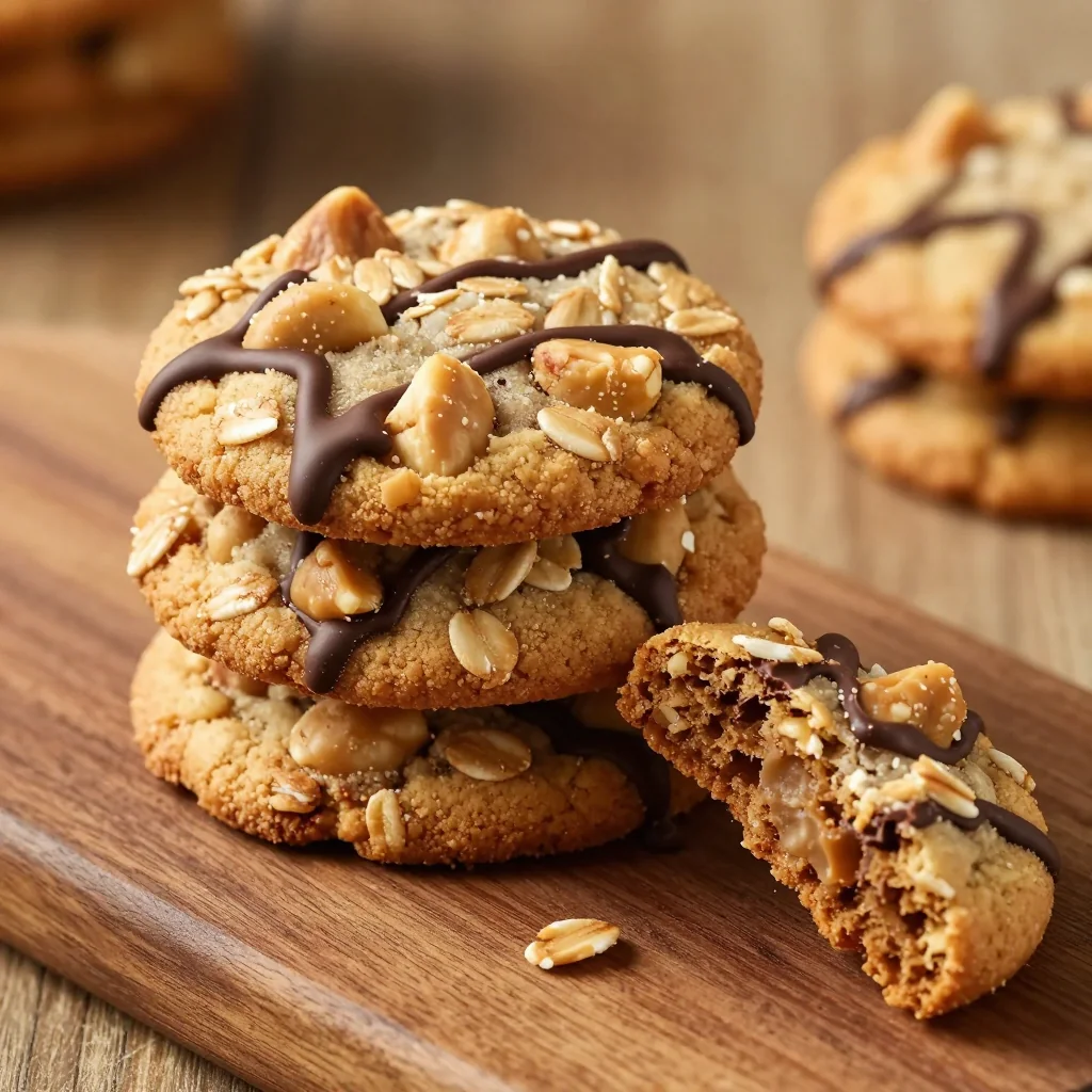 No-Bake Peanut Butter Oatmeal Cookies for 5-Minute Treat