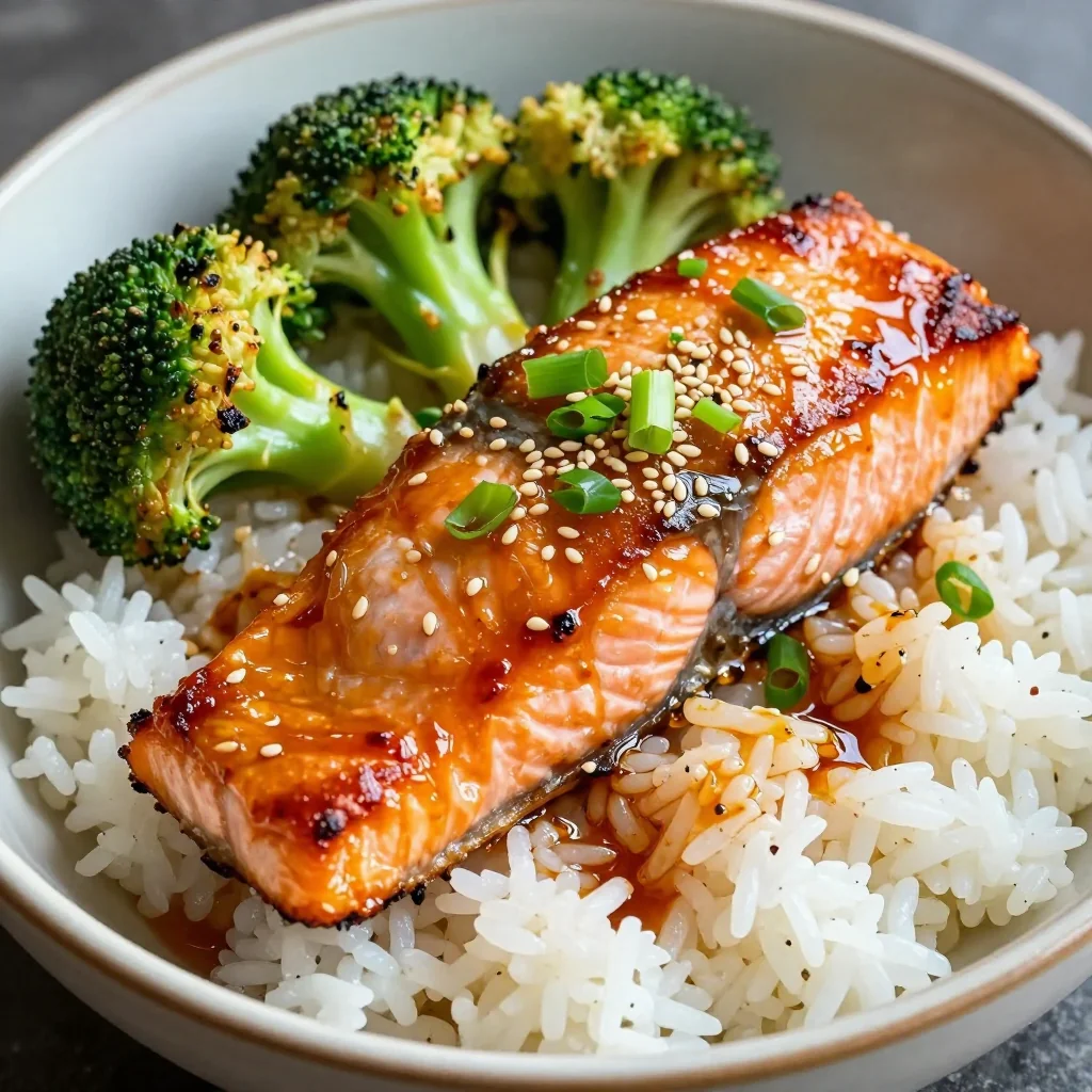 Honey Sriracha Glazed Salmon Weeknight Meal