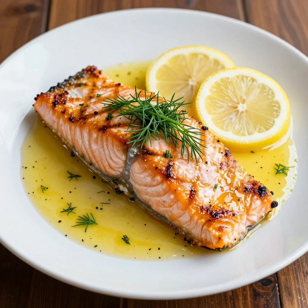Lemon Dill Baked Salmon for a Fresh New Year's Dinner