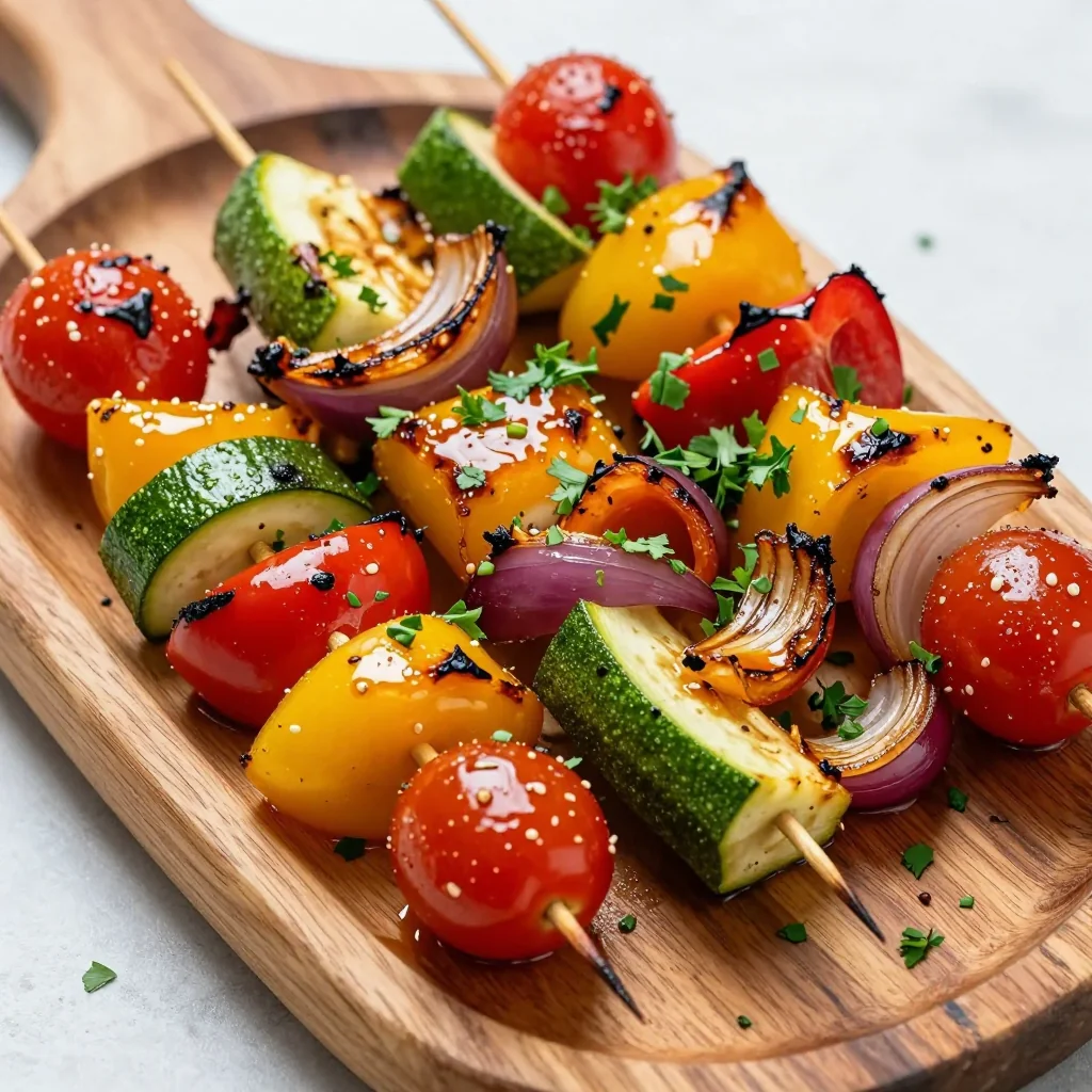 Freezer Friendly Veggie Skewers For Easy Dinners