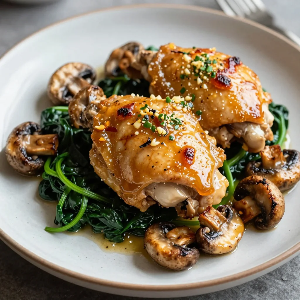 Baked Garlic Mushroom Chicken for a Budget Dinner Fix
