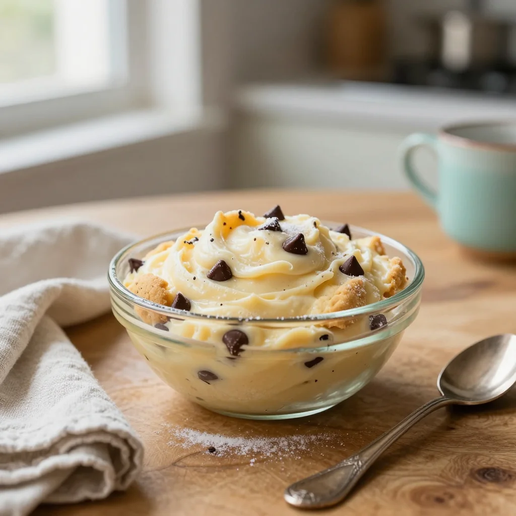 Edible Cookie Dough for One