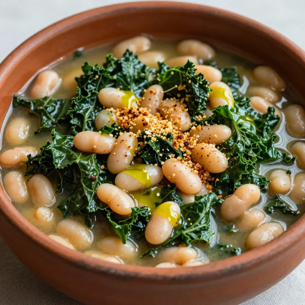 Hearty Kale and White Bean Stew for Healthy Living Vibes