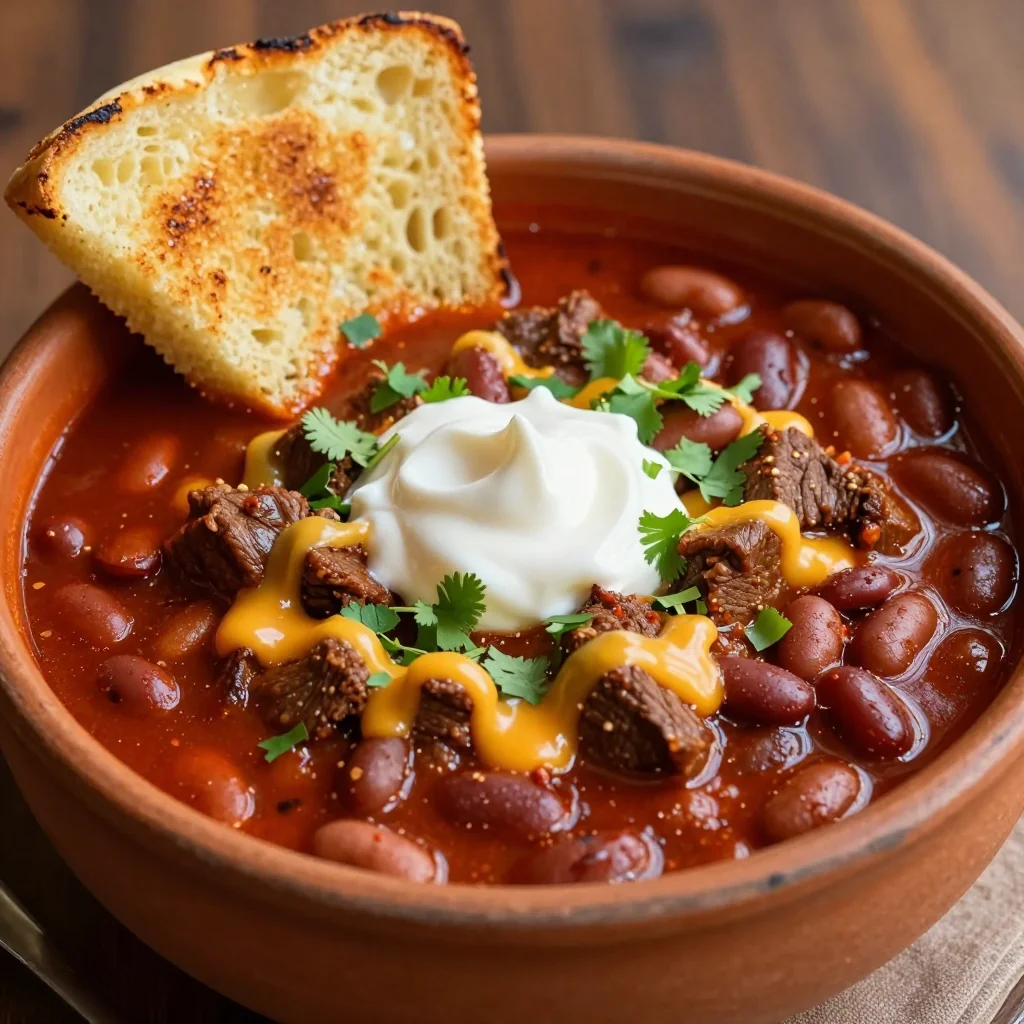 Spicy Beef and Bean Chili for Your New Year Goals