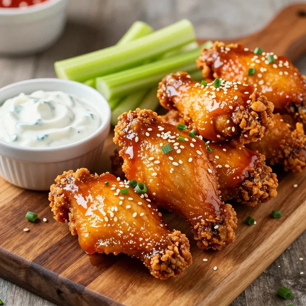 Crispy Air Fryer Chicken Wings for NFL Game Day Eats