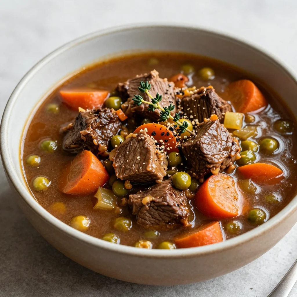 Clean Eating Vegetable Beef Stew for Weight Loss