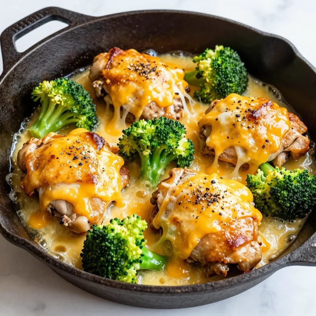 One-Pan Cheesy Chicken and Broccoli for Weeknights