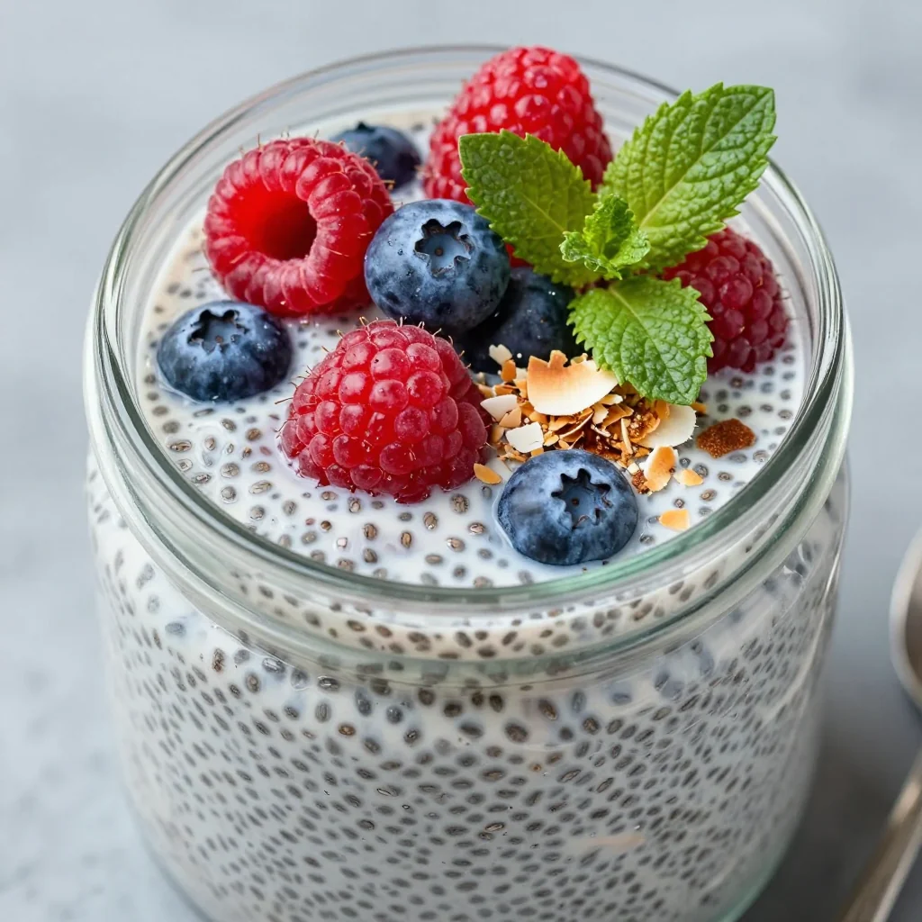 New Year Reset Keto Overnight Chia Pudding for Easy Breakfasts