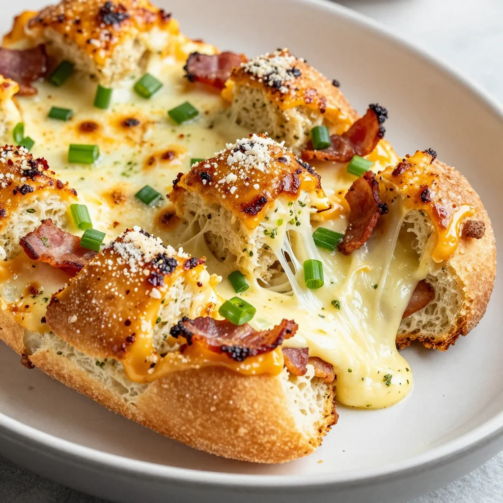 NFL Game Day Pull-Apart Cheesy Bread That is Addictive