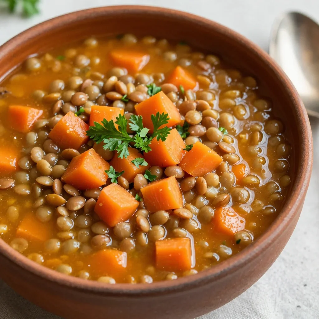 hearty onepot lentil and carrot soup for comforting family gatherings