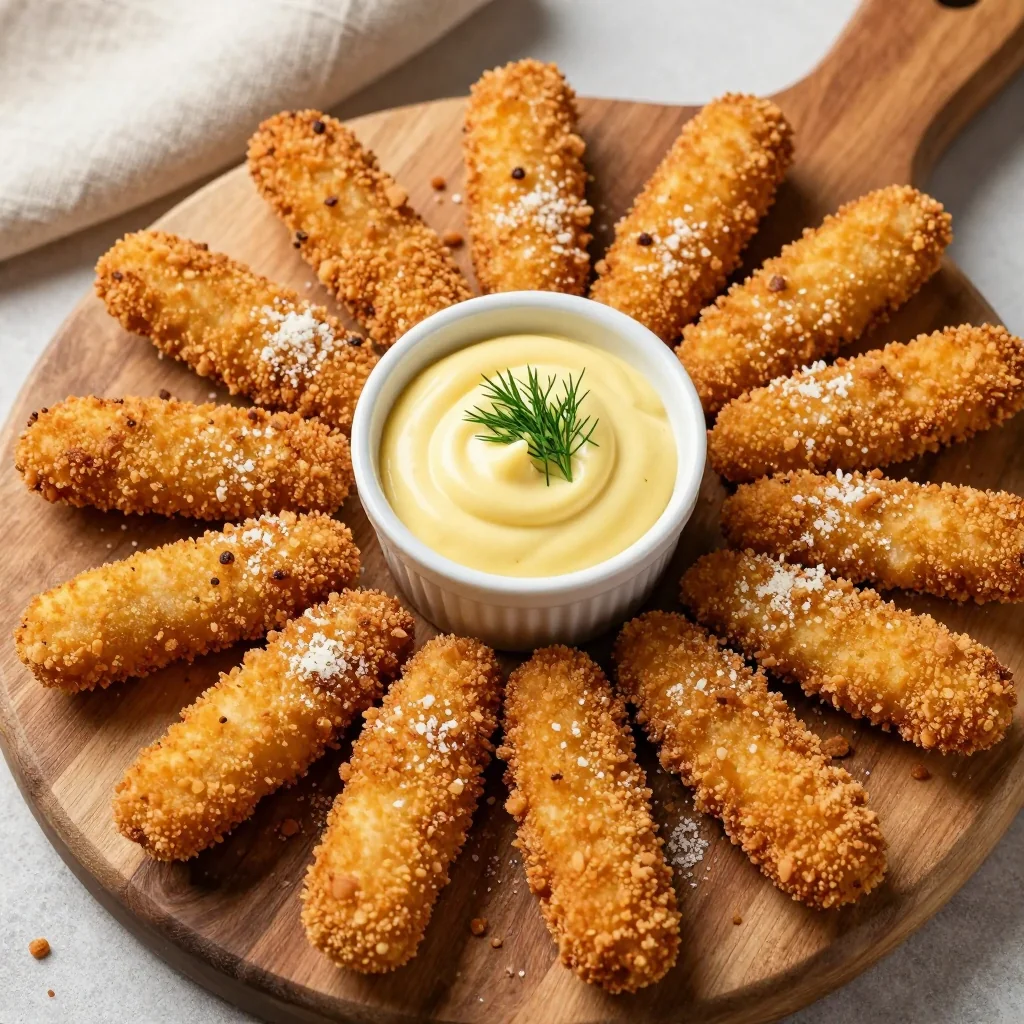 Crispy Baked Parmesan Chicken Tenders with Honey Mustard