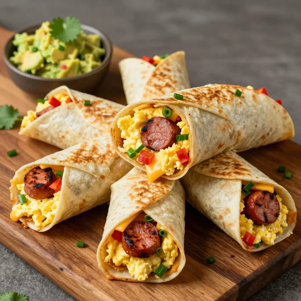 Freezer Prep Breakfast Burritos for Winter Days