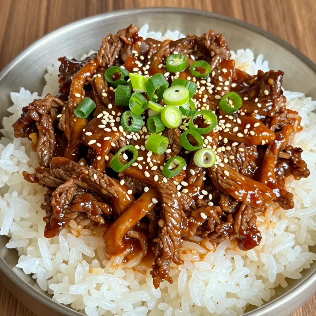 Slow Cooker Korean BBQ Beef for an Easy January Weeknight
