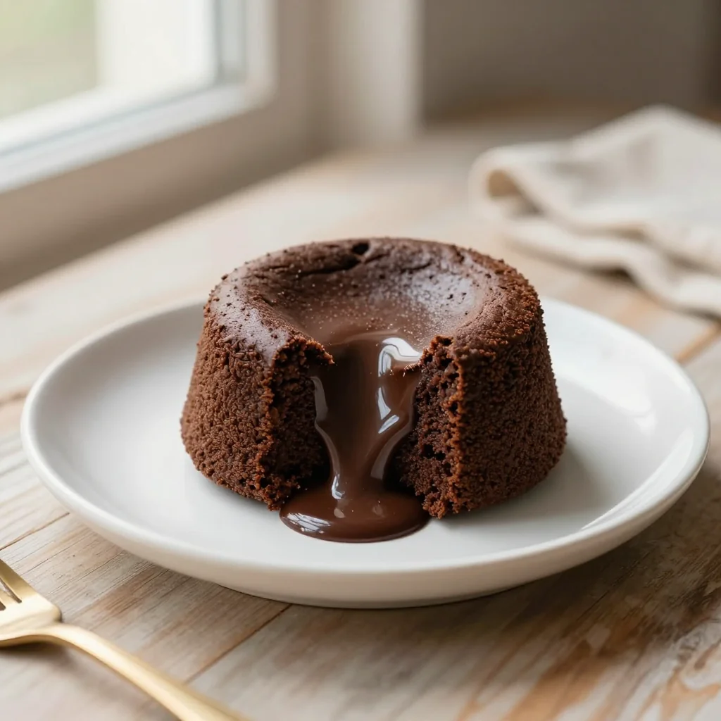 Chocolate Lava Cake for One