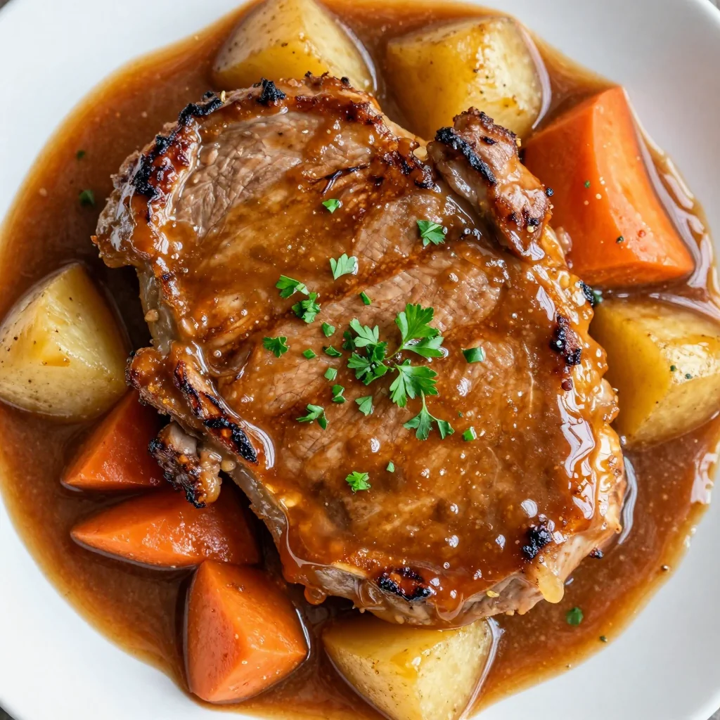 Slow Cooker Honey Mustard Pork Chops for Easy Dinners