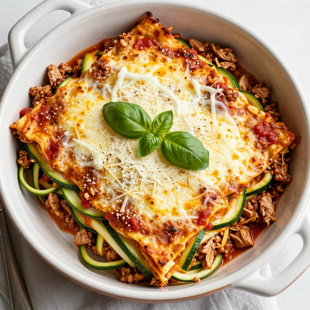 Low-Carb Zucchini Lasagna Casserole for Clean Eating Goals