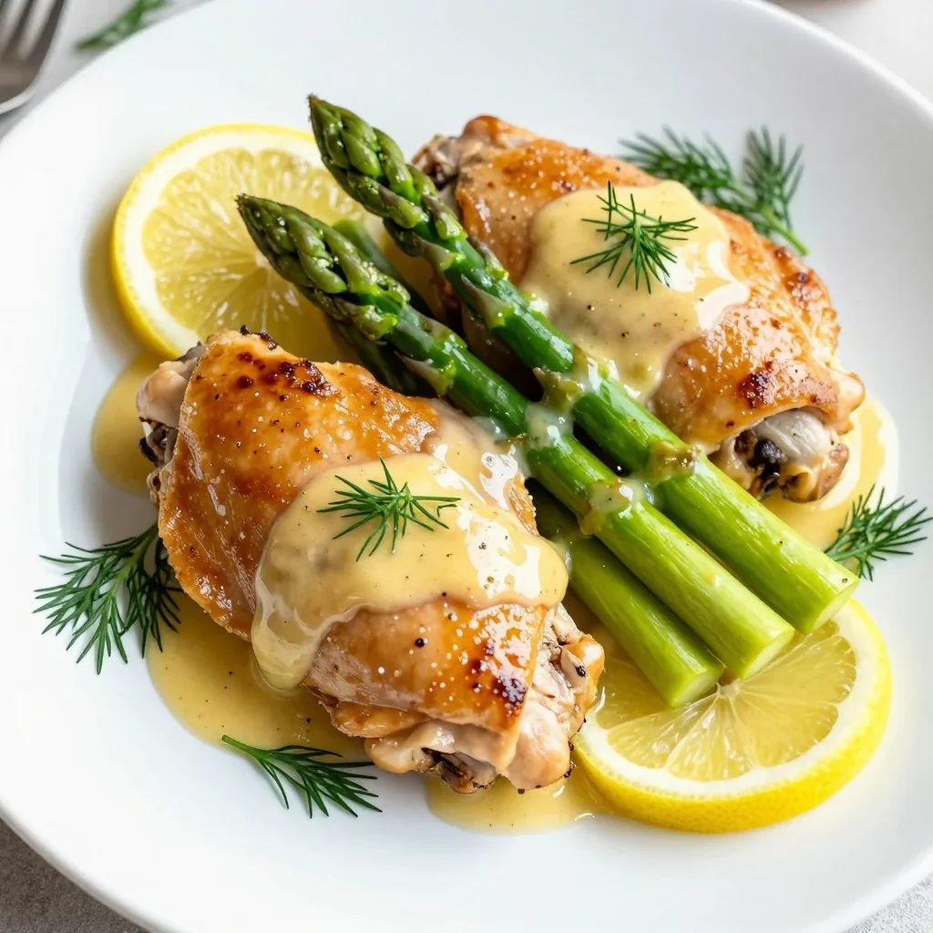 Lemon Butter Chicken And Asparagus For A Spring Dinner