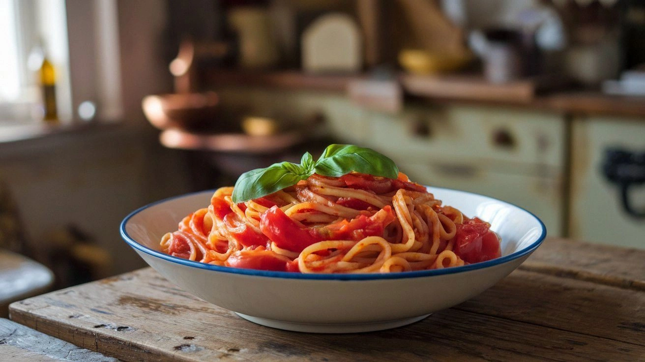 5-Ingredient Tomato Pasta: Del