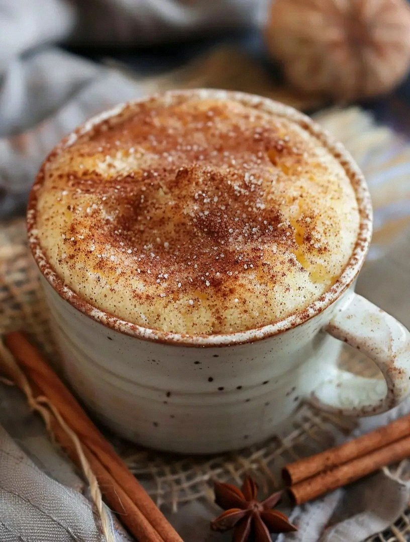 5 Minute Snickerdoodle Mug Cak
