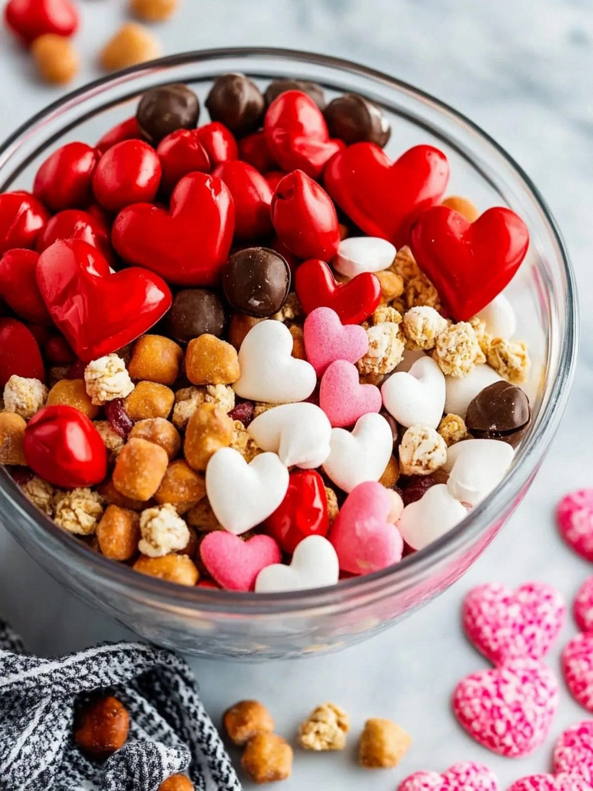5 Minute Valentine’s Snack Mix