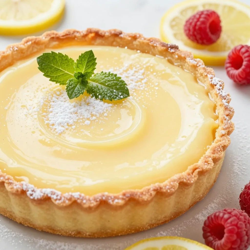 Keto Lemon Tart for a Bright and Creamy Dessert