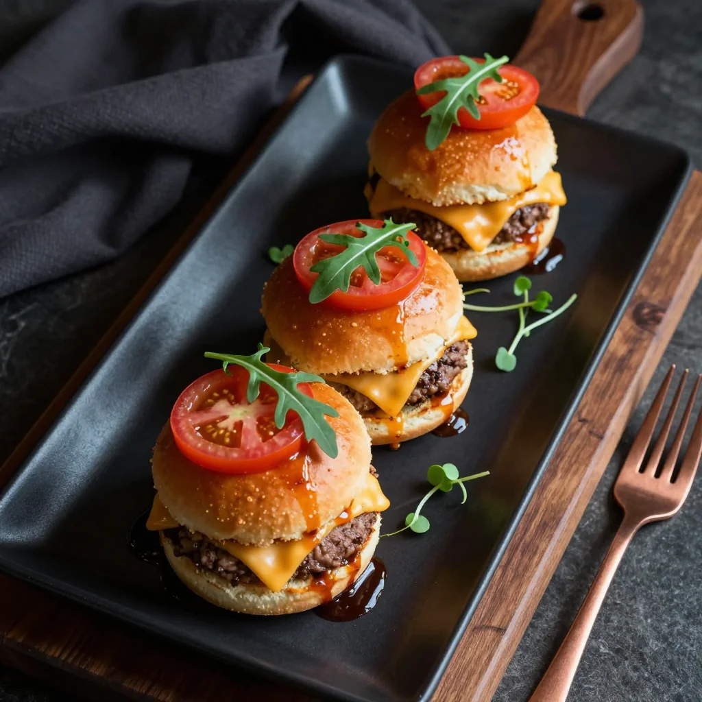 Cheeseburger Sliders with Secret Sauce
