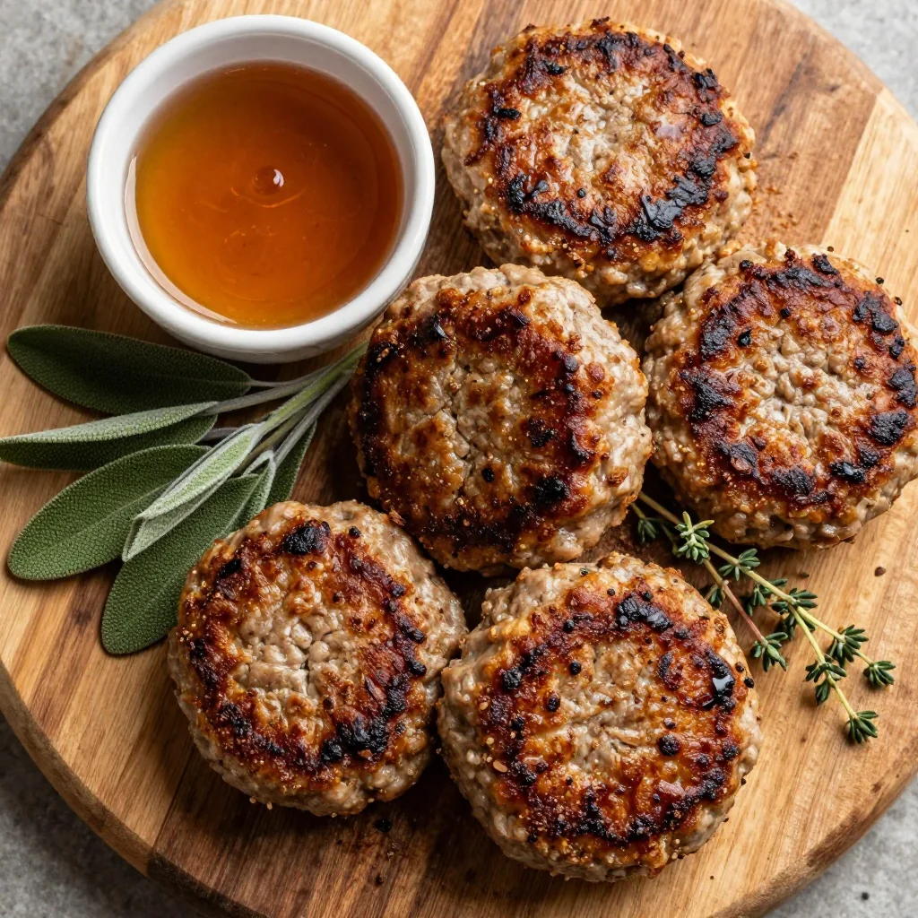 Freezer-Friendly Breakfast Sausage Patties for January Meal Prep