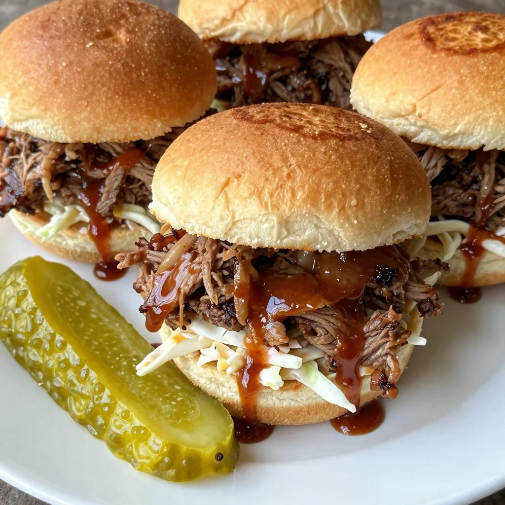 NFL Playoff BBQ Pulled Pork Sliders for Crowds