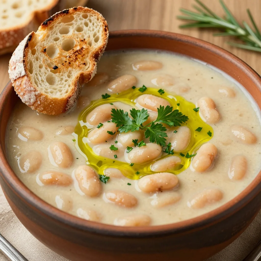 Garlic Herb White Bean Soup In Under Thirty Minutes