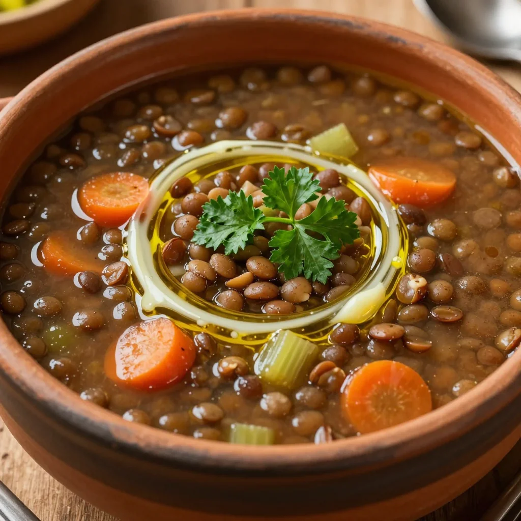 Slow Cooker Hearty Lentil and Vegetable Soup for Health