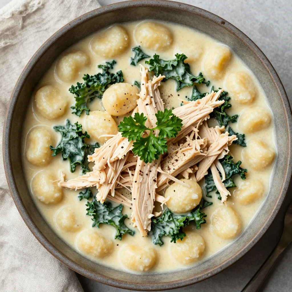 One Pot Creamy Chicken and Gnocchi for Winter Comfort Cravings