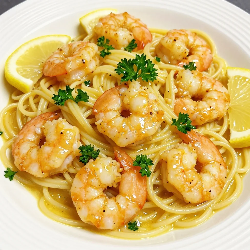 Pantry Clean-Out Shrimp Scampi with Lemon and Garlic