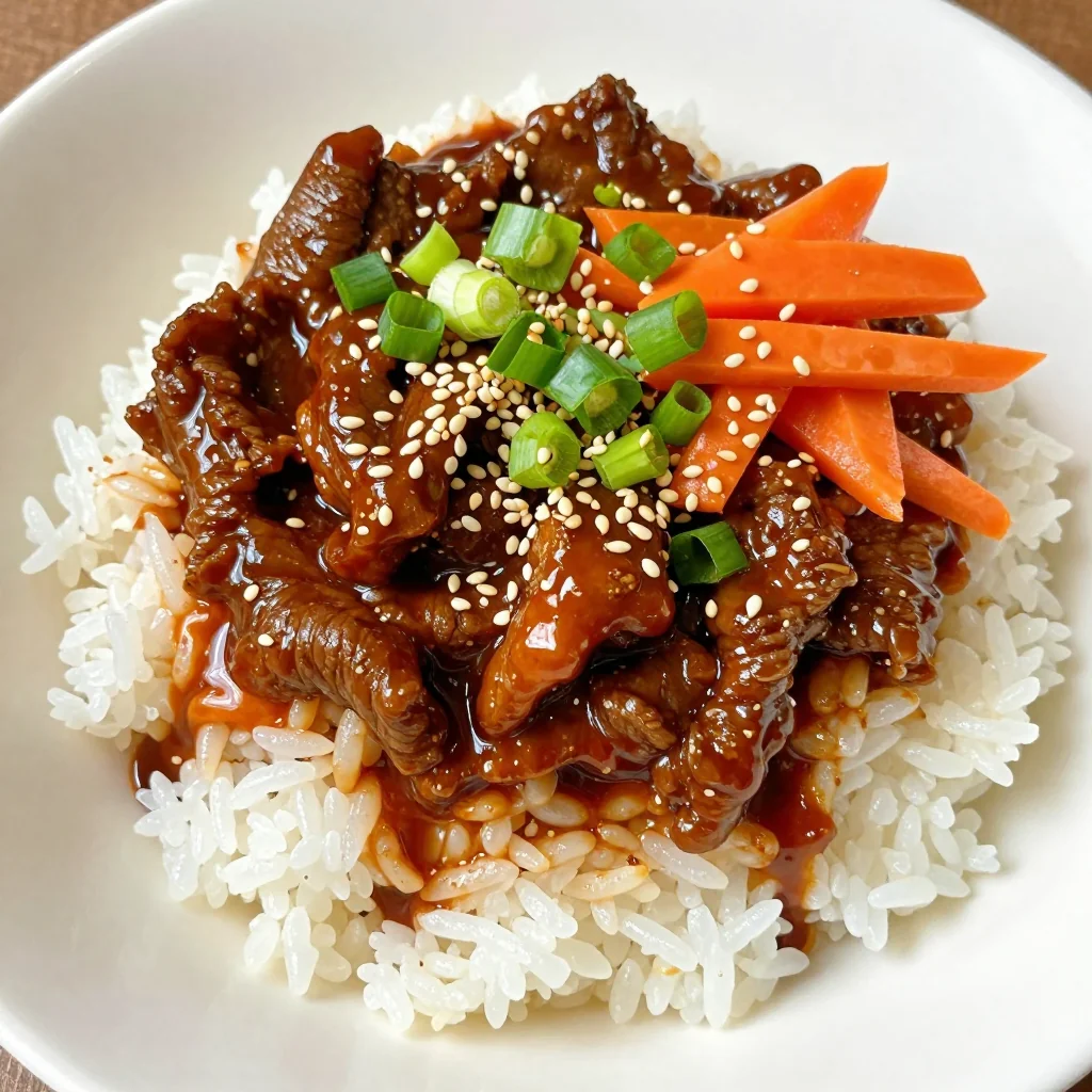 Slow Cooker Korean Beef for an Easy January Weeknight Dinner