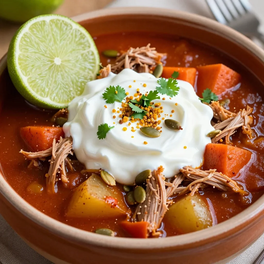 NFL Playoffs Spicy Freezer Turkey Stew for Playoff Parties