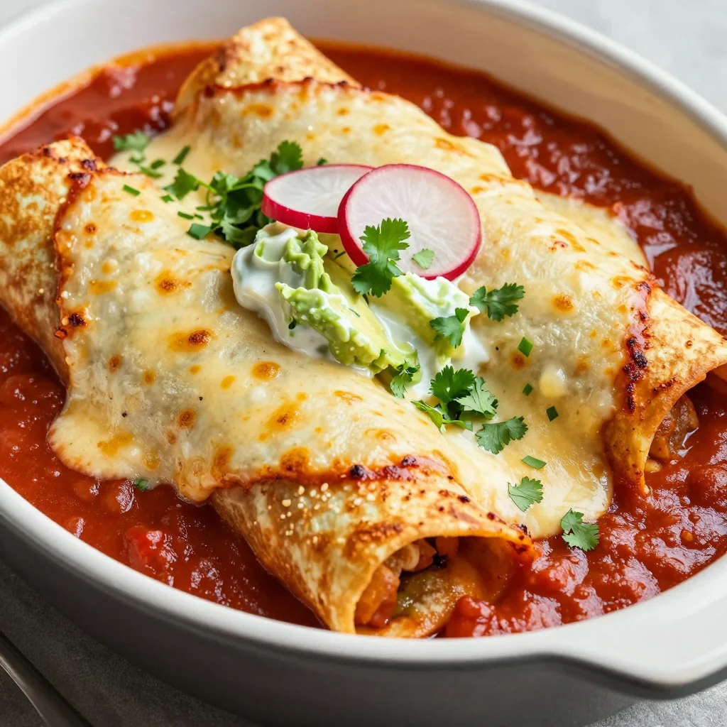 batch cooking friendly sweet potato and black bean enchiladas