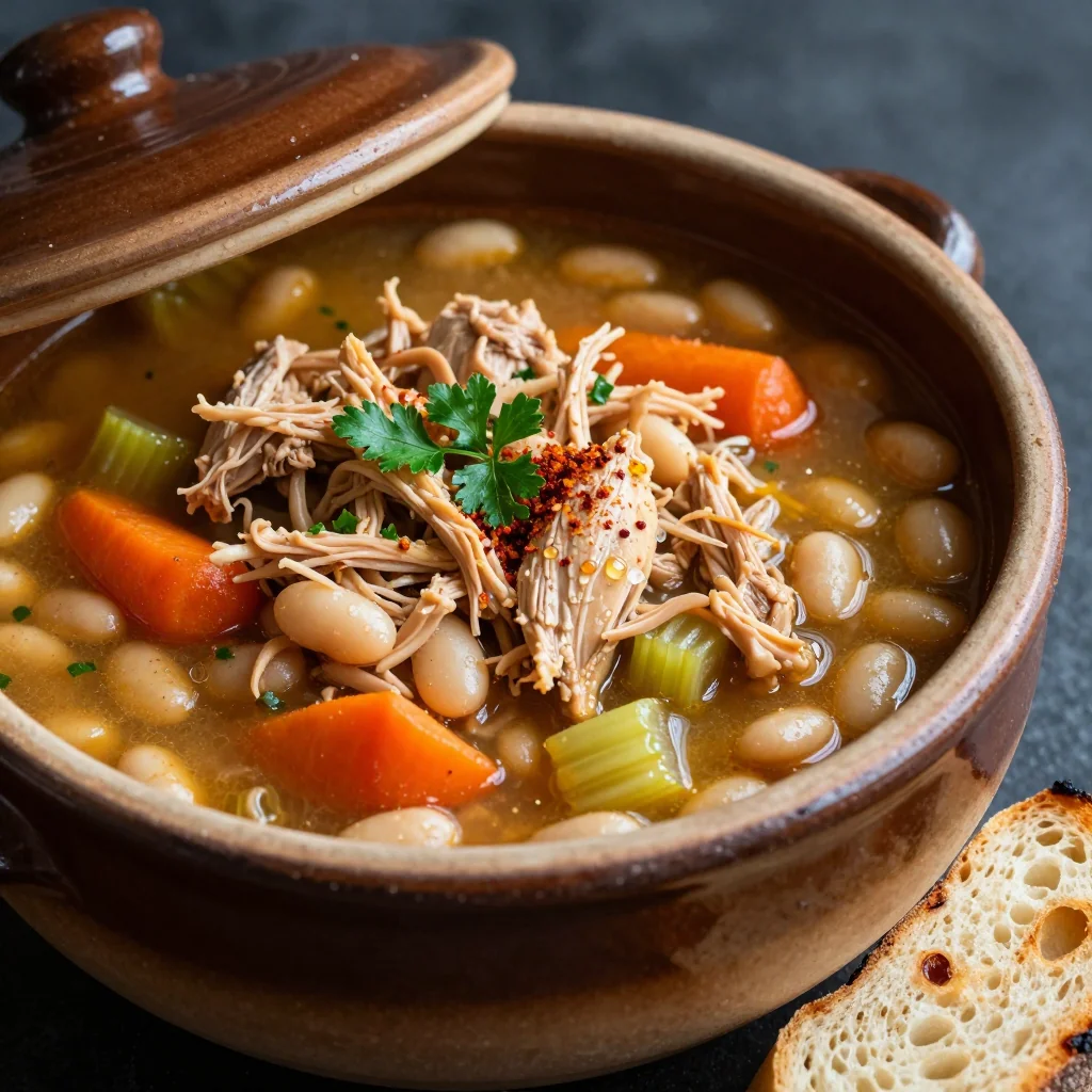 Slow Cooker Chicken and White Bean Stew for a Hearty Meal