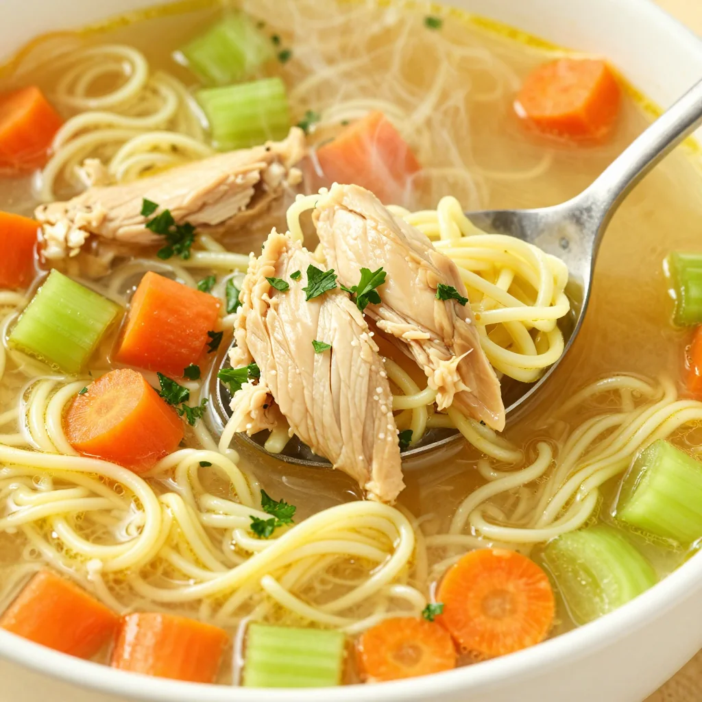 Quick Chicken Noodle Soup That Cures The Winter Sniffles