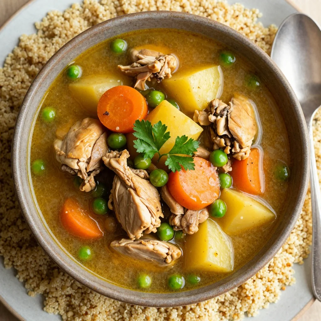 Healthy Slow Cooker Chicken And Vegetable Stew Meal Prep