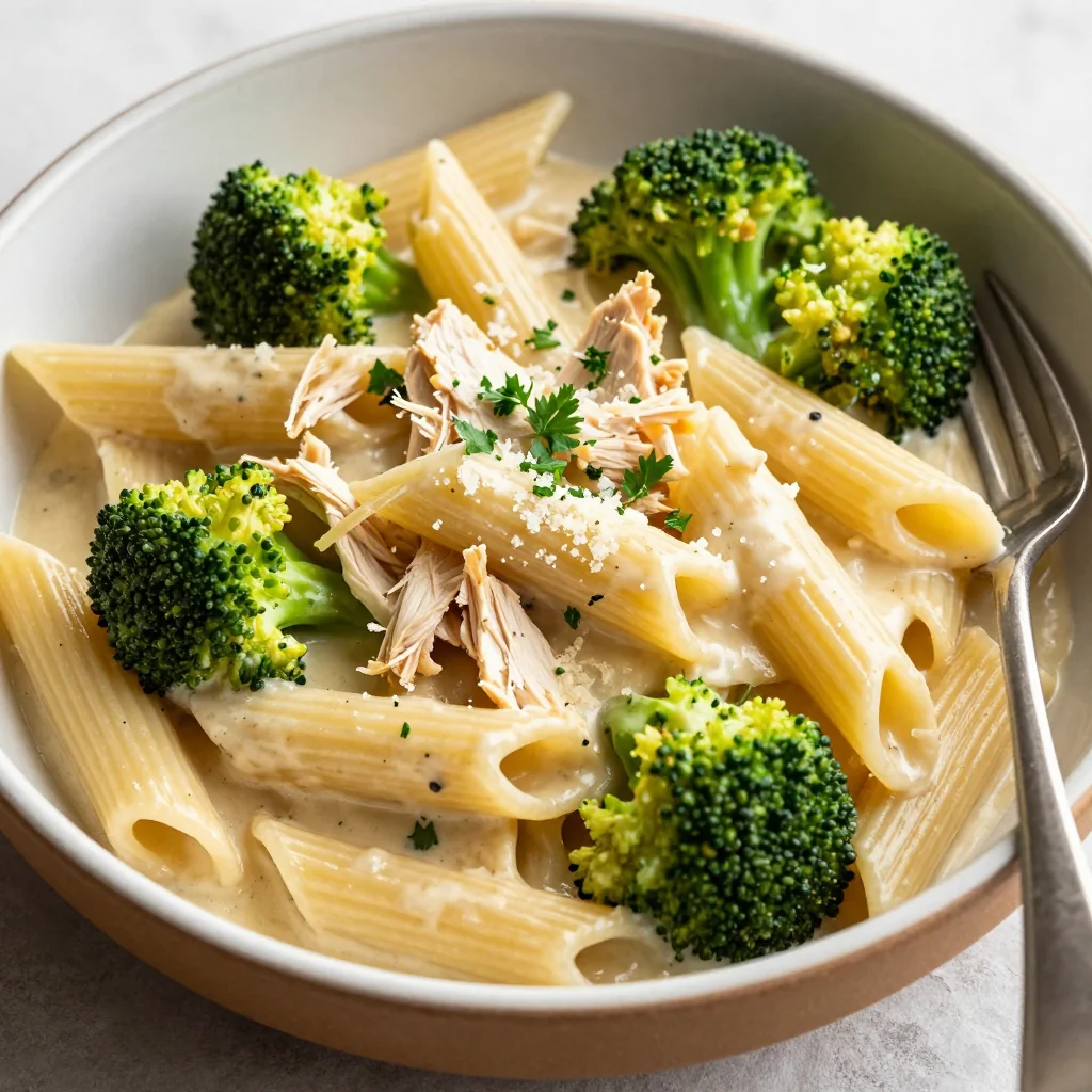 Creamy Chicken And Broccoli Pasta One Pot