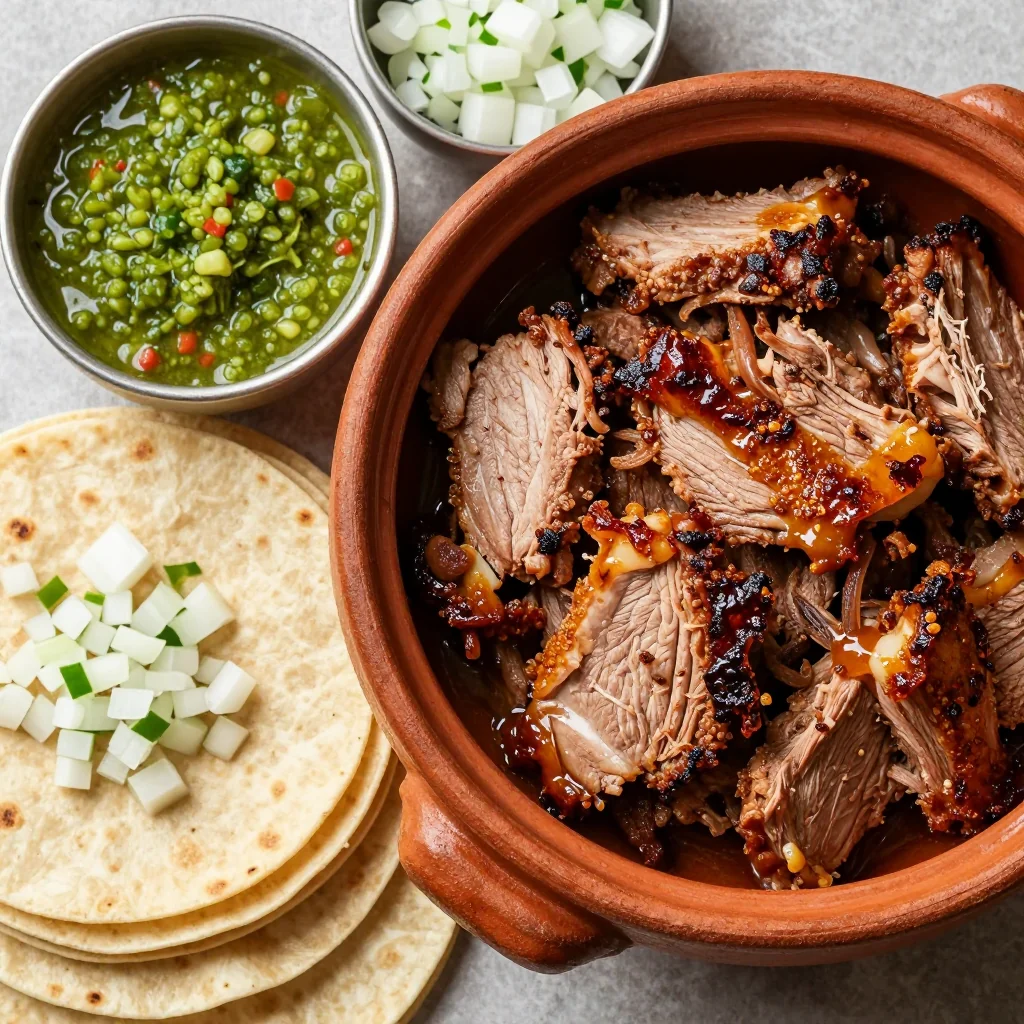 New Year's Day Slow Cooker Pork Carnitas for Tacos