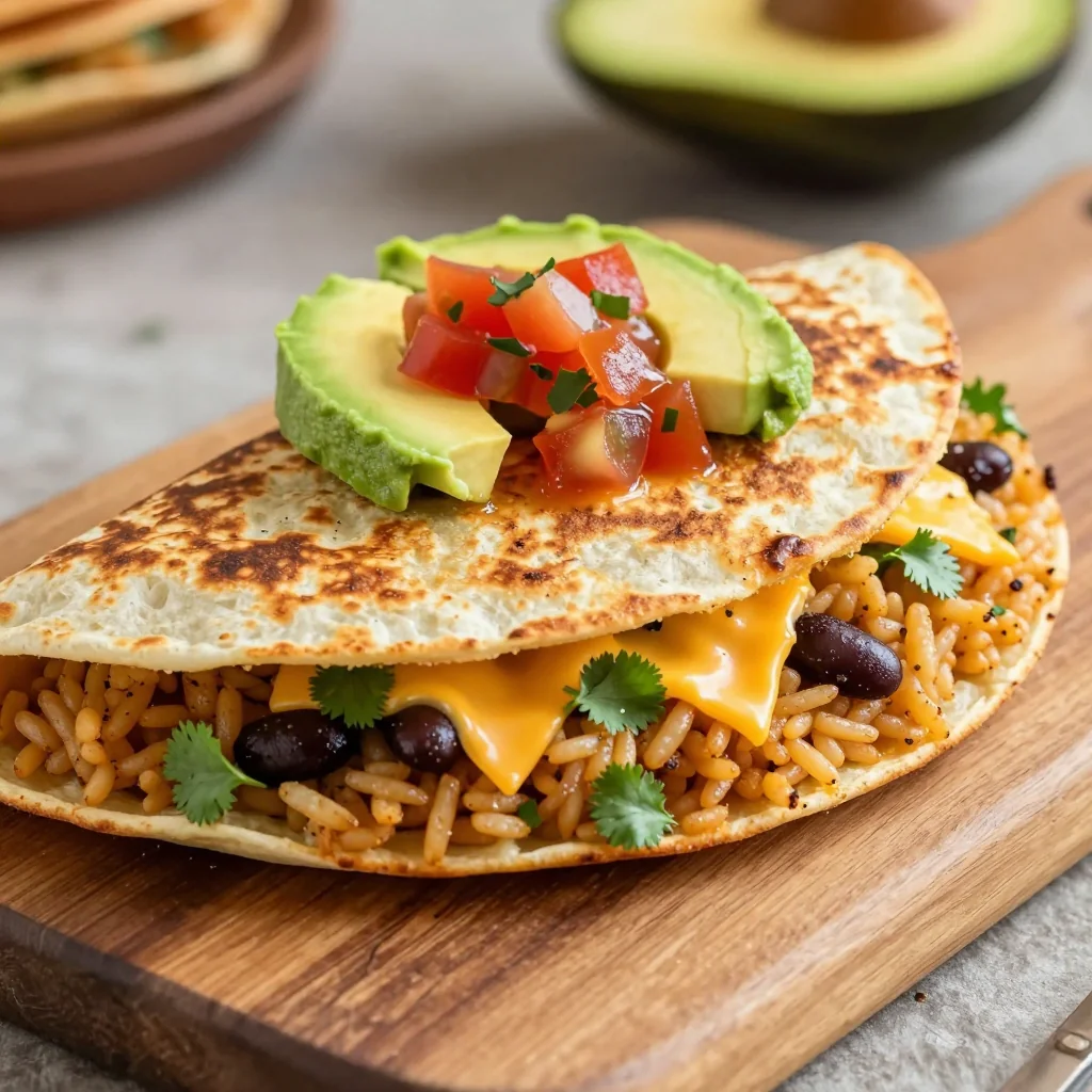 Freezer Prep Breakfast Burritos with Beans and Rice