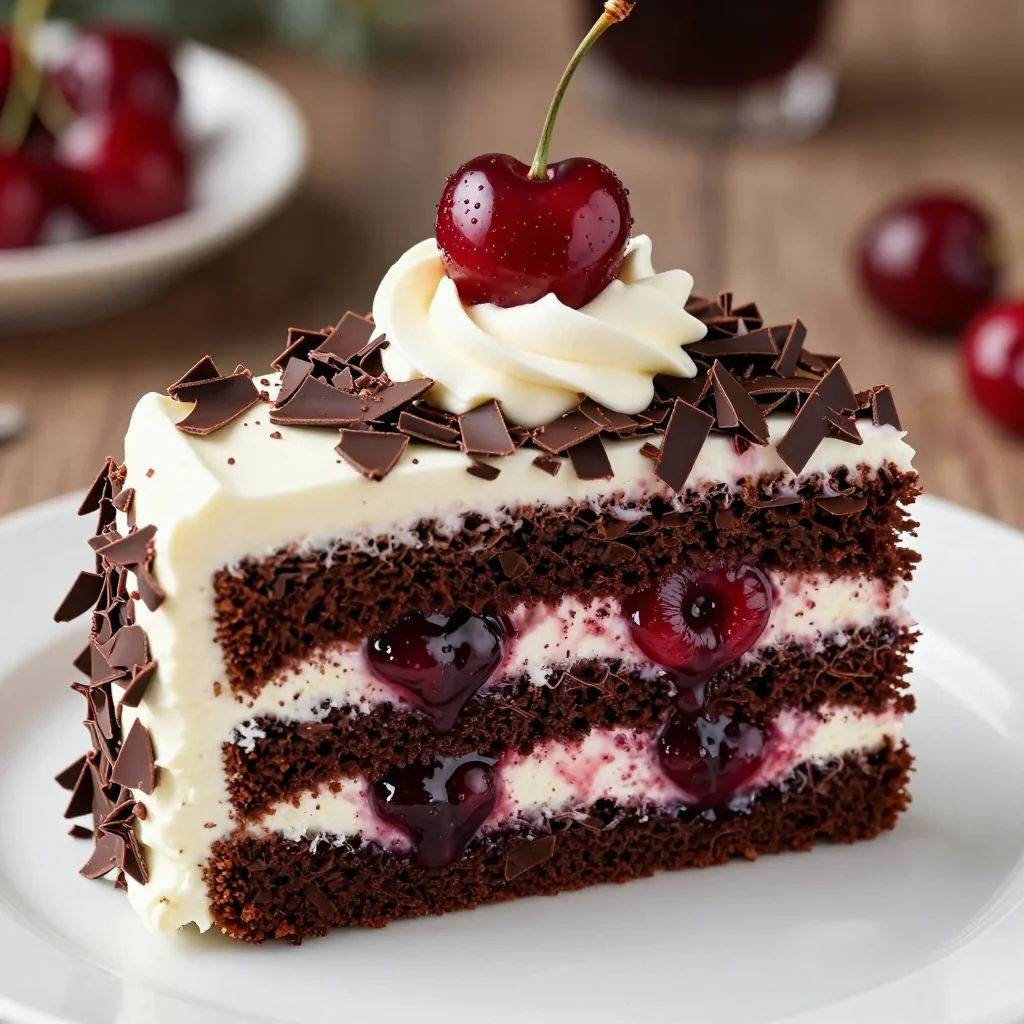 Indulgent Black Forest Cake for a Holiday Celebration