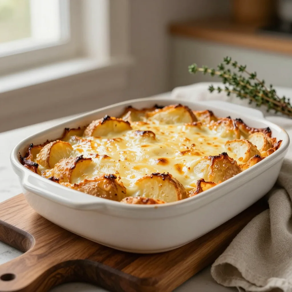 Scalloped Potatoes with Gruyere Cheese