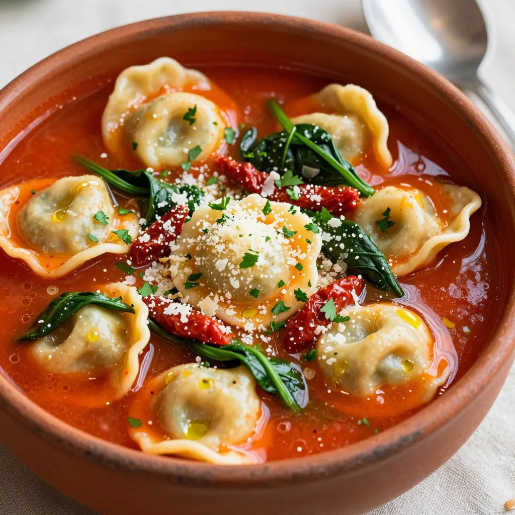 Quick Creamy Tortellini Soup for Busy Weeknights