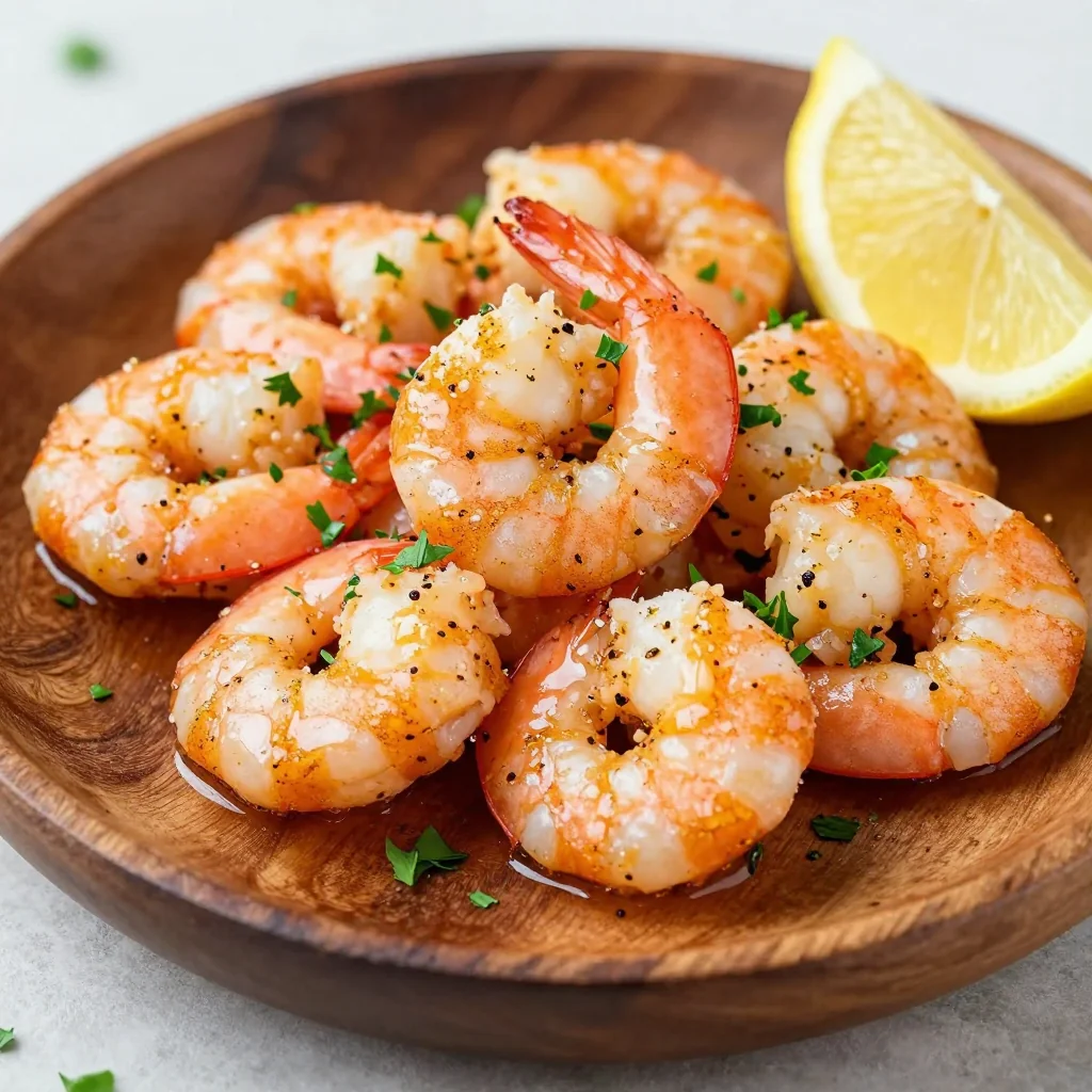 Quick Lemon Pepper Shrimp for a Quick Dinner