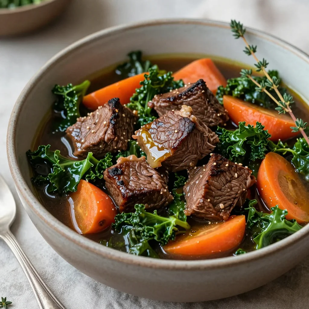 Hearty Beef and Kale Stew for Clean Eating