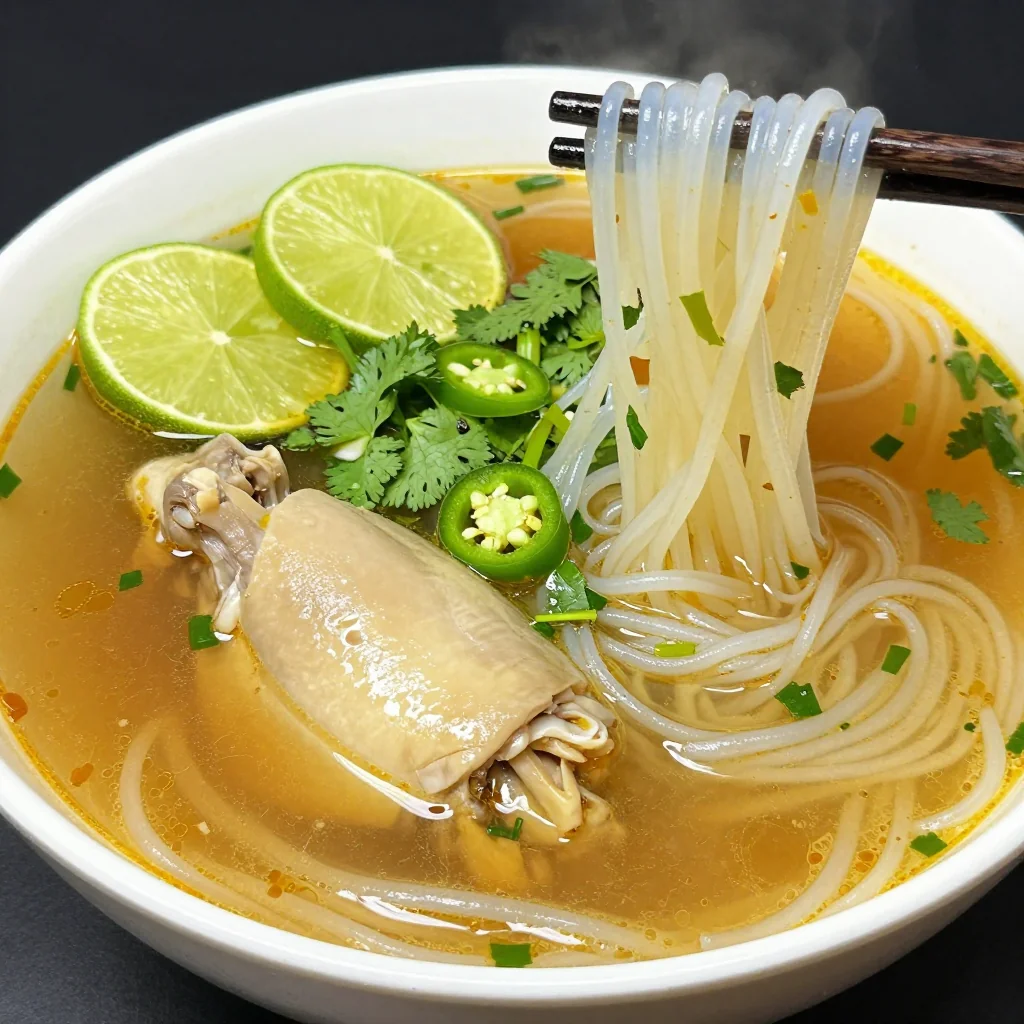 Slow Cooker Chicken Pho for Cozy January Soup Cravings