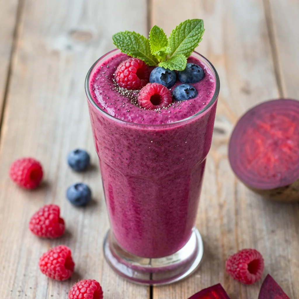 Detox Berry and Beet Smoothie for a Vibrant New Year Glow