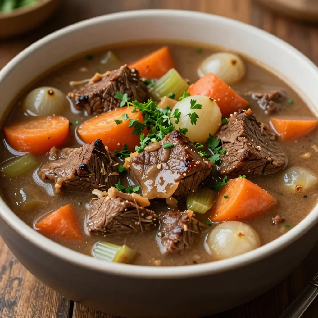 Slow Cooker Creamy Beef Stew for Weight Loss
